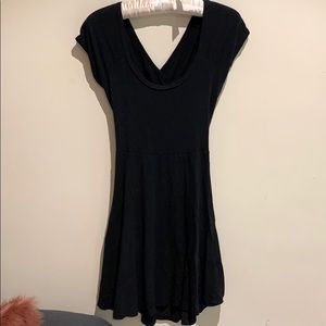 Brandy Melville OS black cross back dress mini